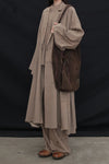 Mutedance 24 Autumn and Winter Single Button Long Coat MD-MD24FW46-CELADON